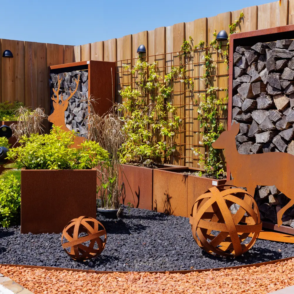 Aménagement paysager, gabion